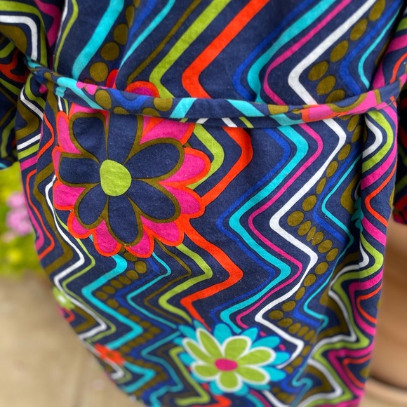 Tepper Jackson • Multi-Colors • Hippie • Floral • Geometric • Robe • S/Medium - Picture 15 of 16